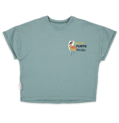 T-Shirt oversize NO MORE PLASTIC