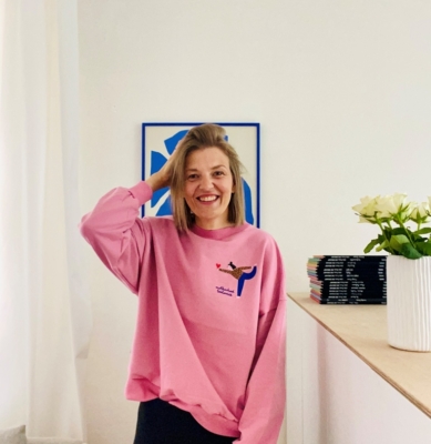 Bluza - MOTHERHOOD BALANCE na brudnym różu
