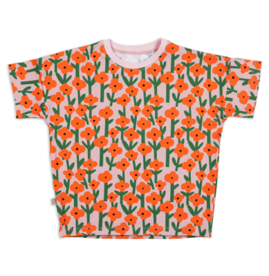 T-Shirt oversize KWIATKI