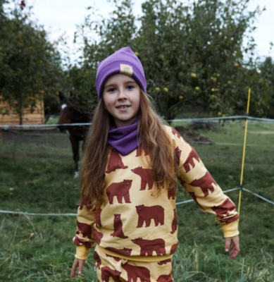 Bluza klasyczna NIEDŹWIEDŹ na żółtym