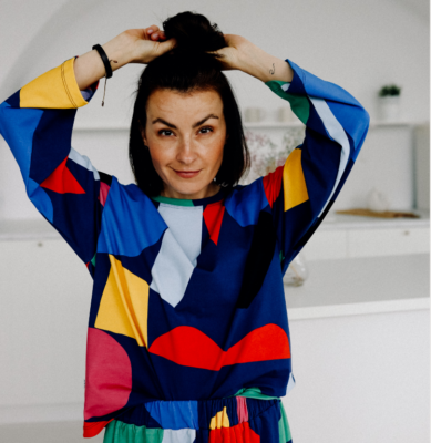 Longsleeve- KOLOROWE FIGURY