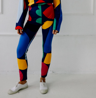 Legginsy - KOLOROWE FIGURY