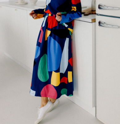 Spódnica - KOLOROWE FIGURY