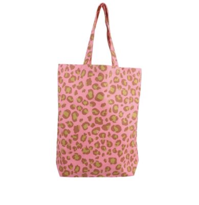TORBA BAWEŁNIANA różowa panterka