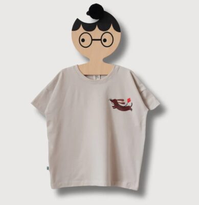 T-Shirt oversize Don't Grow Up JAMNIK na kremie