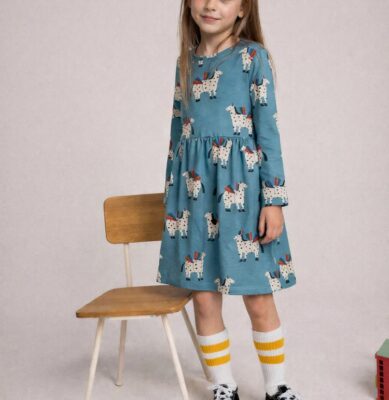 Sukienka Don't Grow Up NIEBIESKIE KONIE