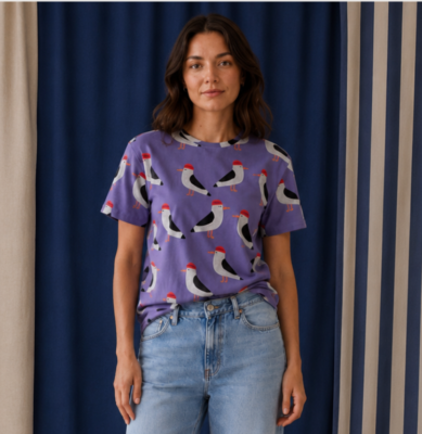 Boxy T-shirt Don't Grow Up - MEWY